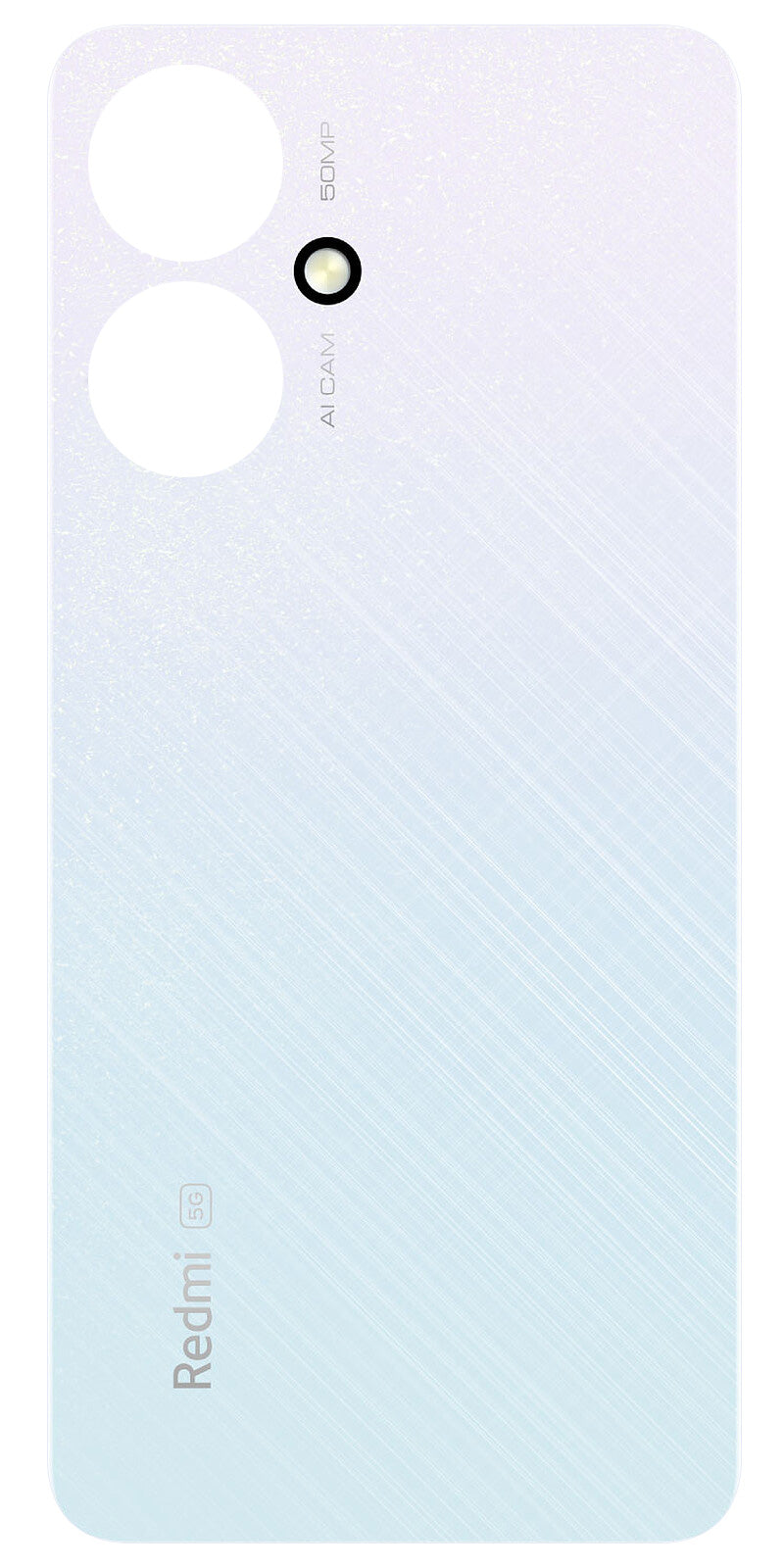 Капак на батерията Xiaomi Redmi 13C 5G, Бял (Starry Silver), Service Pack 1610111001569A