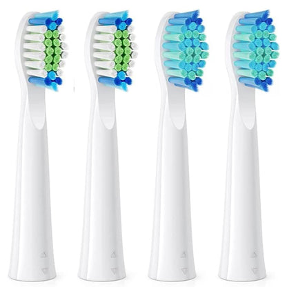 SDD2 Replacement Head for Bitvae D2 Electric Toothbrush, Set of 4, White