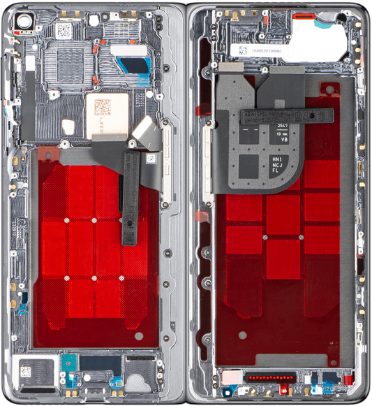 Среден корпус Huawei Mate X7, Сив, Сервизен пакет 02357JUH