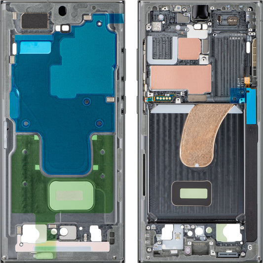 Калъф Mijloc Samsung Galaxy S23 Ultra S918, зелен, сервизен пакет GH96-15833C 