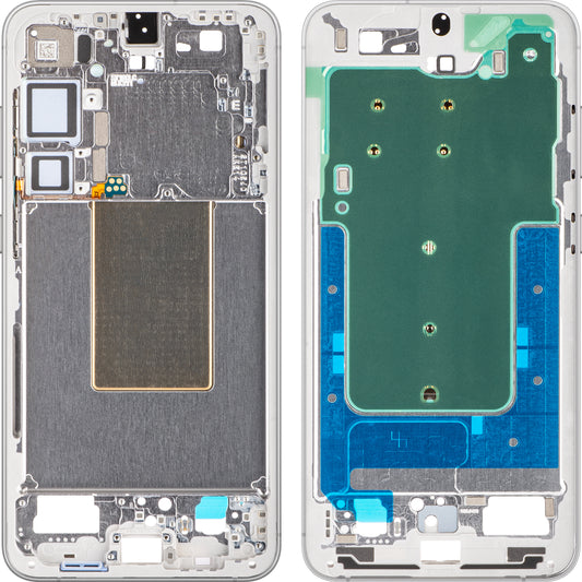 Mijloc Калъф за Samsung Galaxy S24+ S926, сив (мраморно сив), сервизен пакет GH82-33413B 