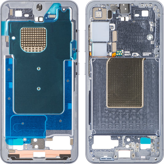 Samsung Galaxy Galaxy S24 S921 Half Case, син (сапфирено син), сервизен пакет GH82-3343418F