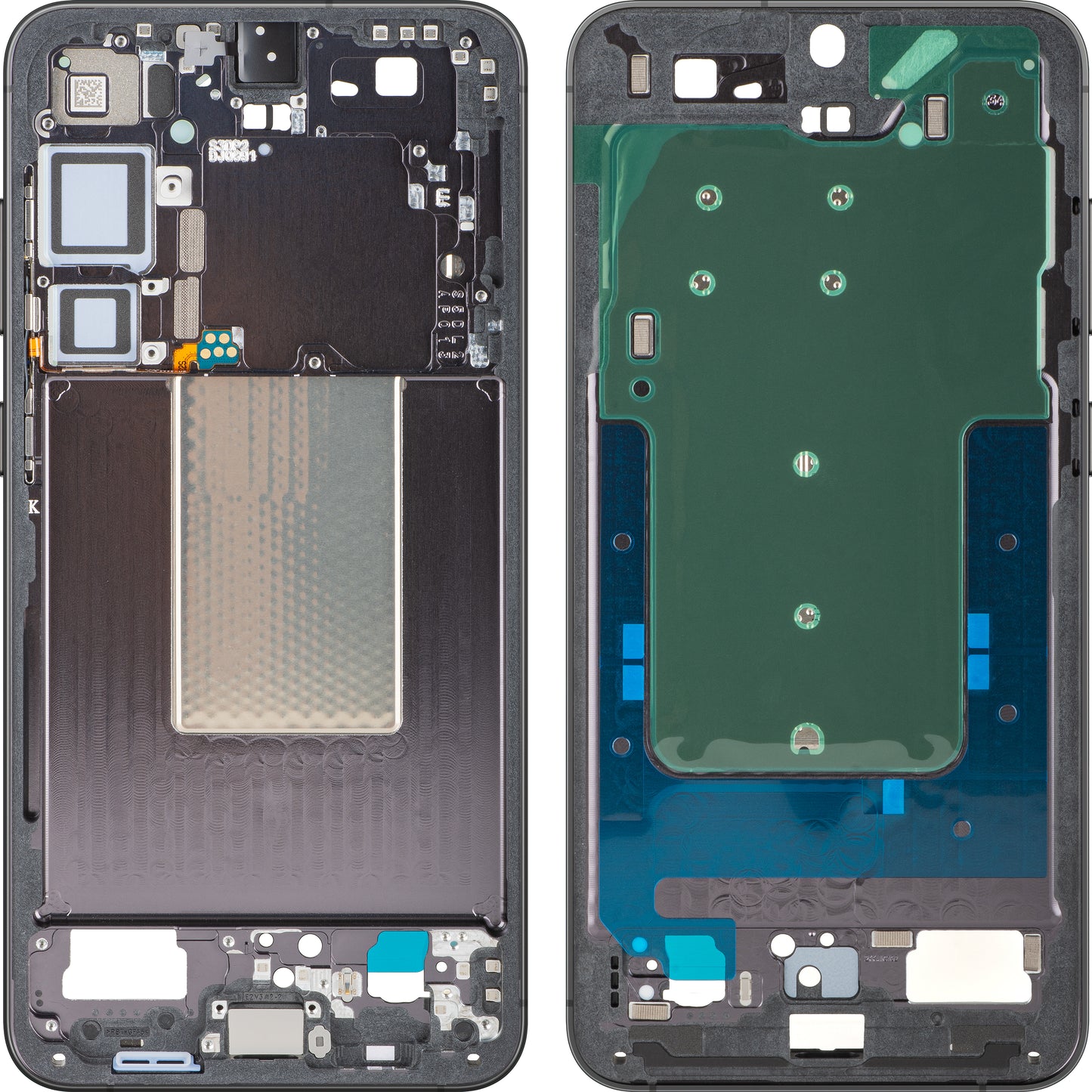 Корпус Среден Samsung Galaxy S24+ S926, Черен (Onyx Black), Service Pack GH82-33413A