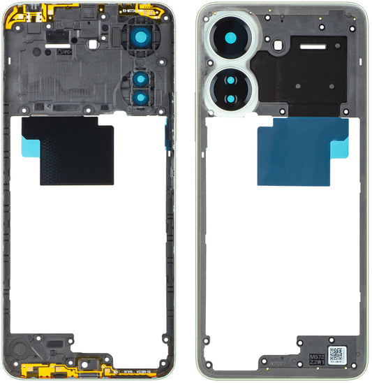 Корпус Среден Xiaomi Redmi 13C, Зелен (Clover Green), Service Pack 560004C3UA00