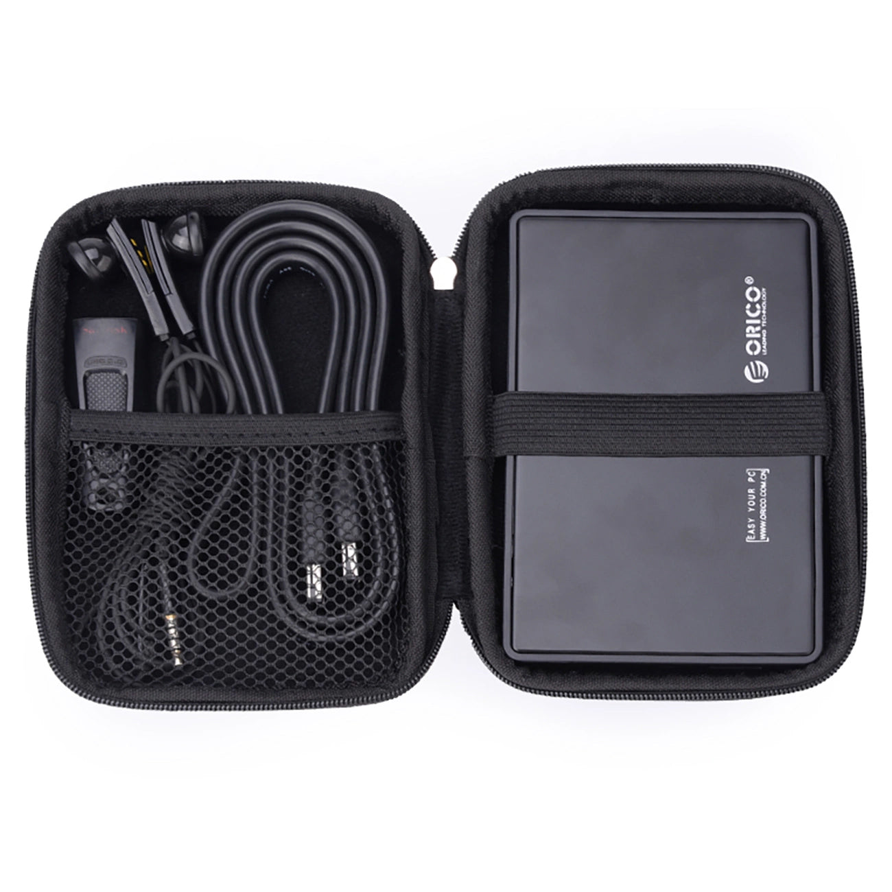 Калъф за защита Orico PHD-25 за HDD / SSD 2.5 инча, Черен