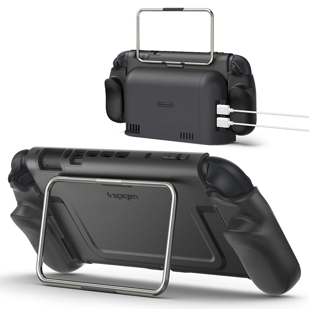 Калъф за защита Spigen Dual Grip Pro за конзола Nintendo Switch 2, Черен ACS10196