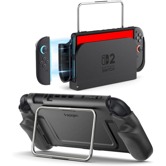 Калъф за защита Spigen Dual Grip Pro за конзола Nintendo Switch 2, Черен ACS10196