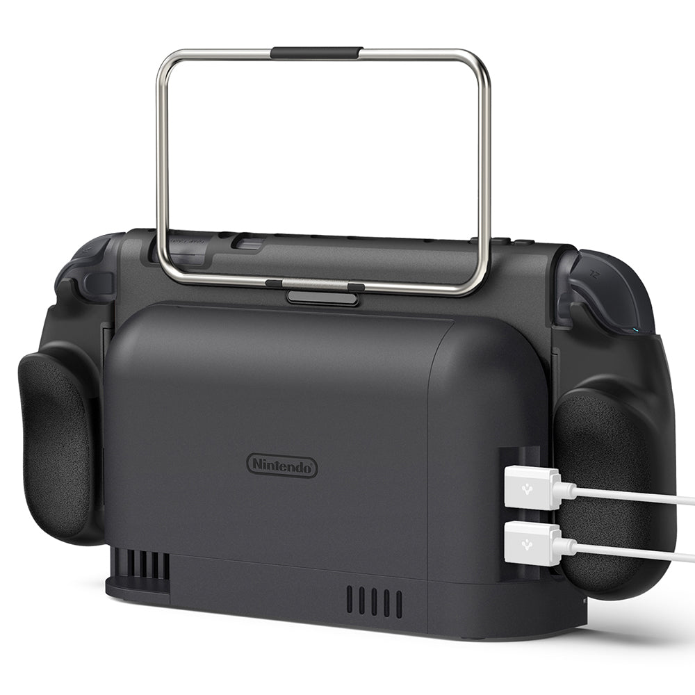 Калъф за защита Spigen Dual Grip Pro за конзола Nintendo Switch 2, Черен ACS10196