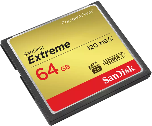 Карта памет CompactFlash SanDisk Extreme, 64Gb, UDMA 7 SDCFXSB-064G-G46