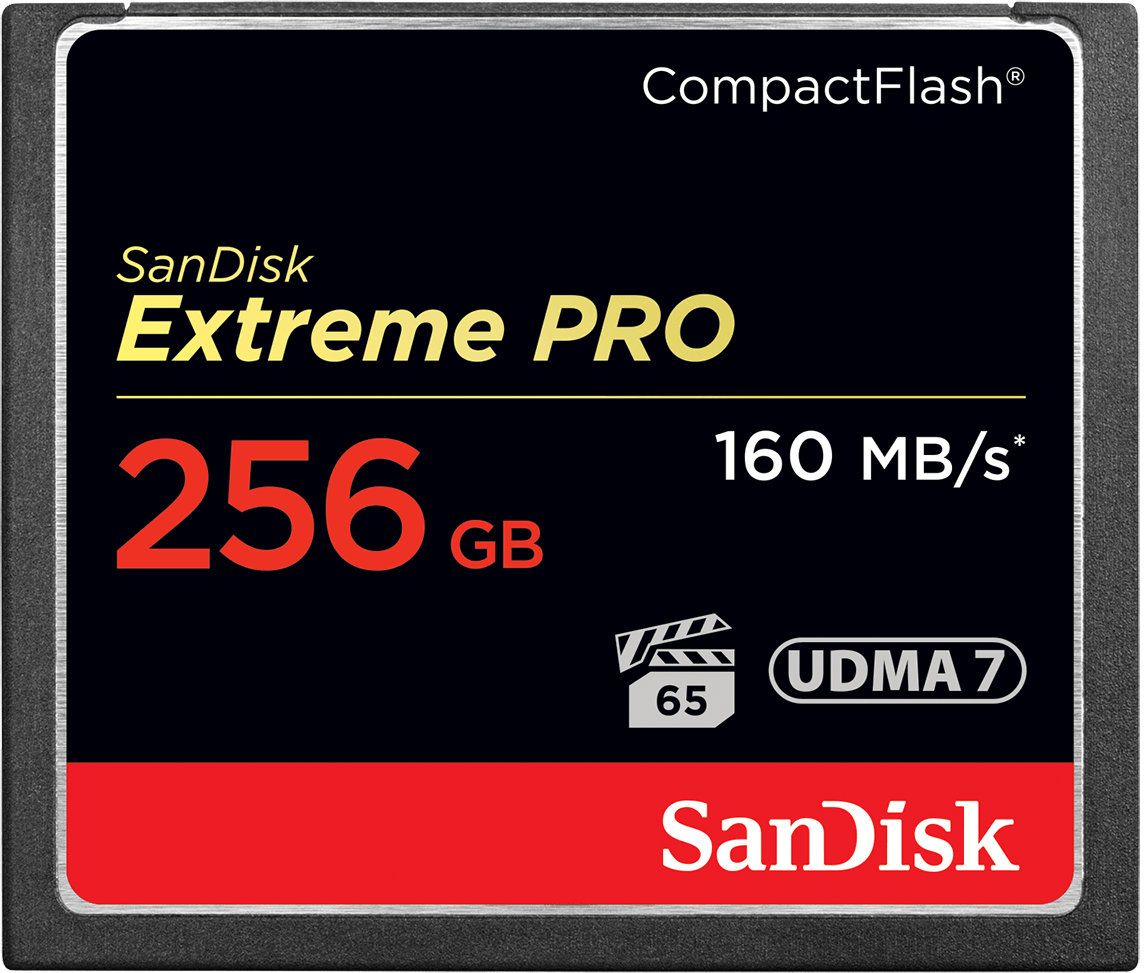 Карта памет CompactFlash SanDisk Extreme Pro, 256Gb, UDMA 7 SDCFXPS-256G-X46