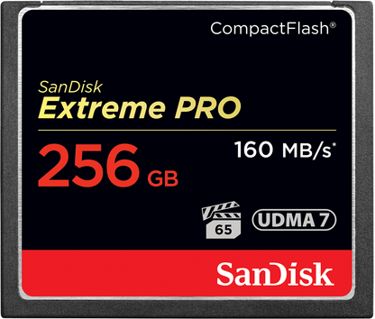Карта памет CompactFlash SanDisk Extreme Pro, 256Gb, UDMA 7 SDCFXPS-256G-X46