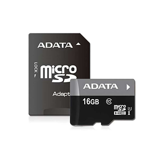 Карта памет microSDHC Adata Premier, 16Gb, клас 10 / UHS-1 U1, с адаптер AUSDH16GUICL10-RA1 AUSDH16GUICL10-RA1 