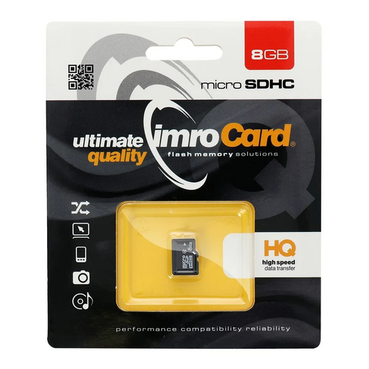 Карта памет microSDHC Imro, 8Gb, Клас 4