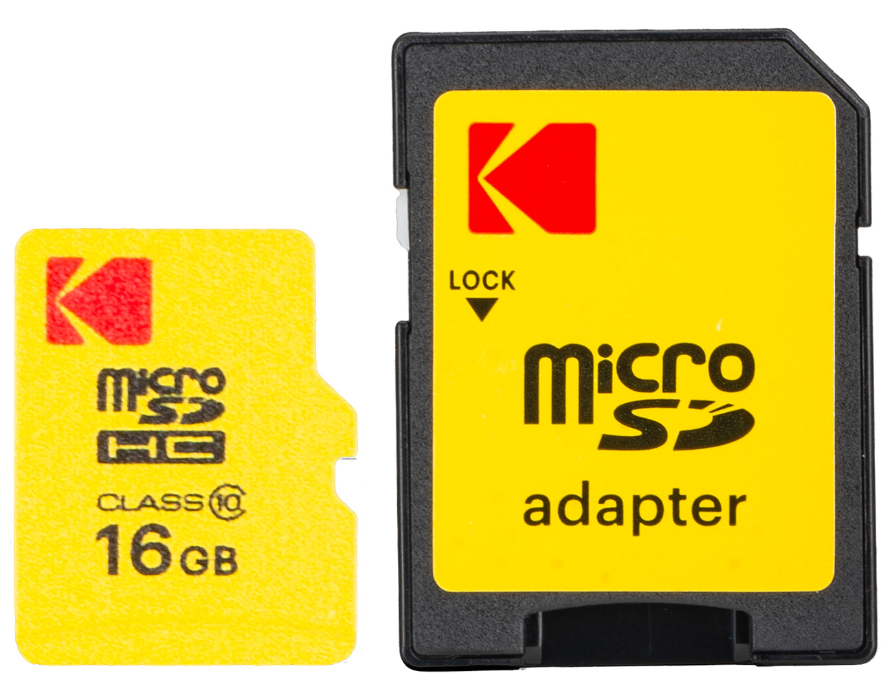 Карта памет microSDHC Kodak Extra Performance, 16Gb, Клас 10, с адаптер EKMSDM16GHC10CJ