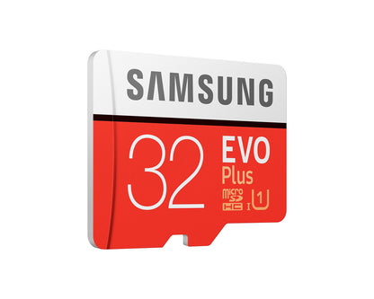 Samsung Evo Plus microSDHC Memory Card, 32Gb, Class 10 / UHS-1 U1, With Adapter MB-MC32GA/APC