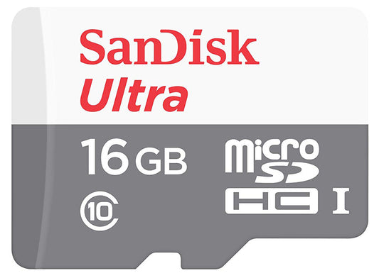 SanDisk Ultra Android microSDHC карта памет microSDHC, 16Gb, клас 10 / UHS-1 U1 SDSQUNS-016G-GN3MN SDSQUNS-016G-GN3MN