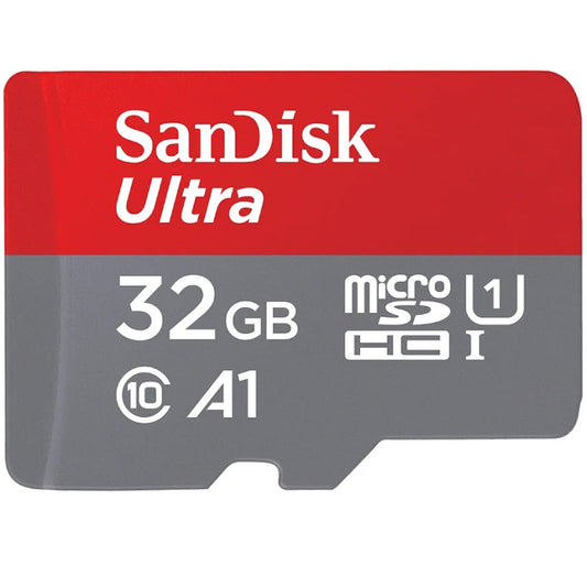Карта памет microSDHC SanDisk Ultra Android A1, 32Gb, Клас 10 / UHS-1 U1, С адаптер SDSQUA4-032G-GN6MA