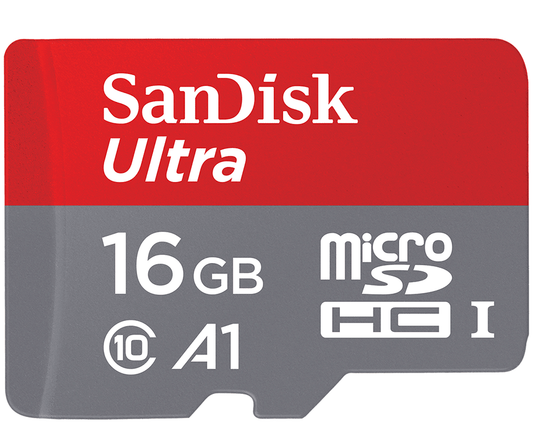 Карта памет microSDHC SanDisk Ultra Android A1, 16Gb, Клас 10 / UHS-1 U1 SDSQUAR-016G-GN6MN