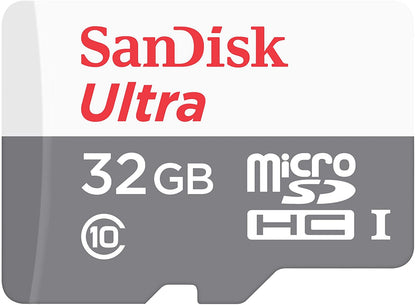 Карта памет microSDHC SanDisk Ultra, 32Gb, Клас 10 SDSQUNR-032G-GN3MN