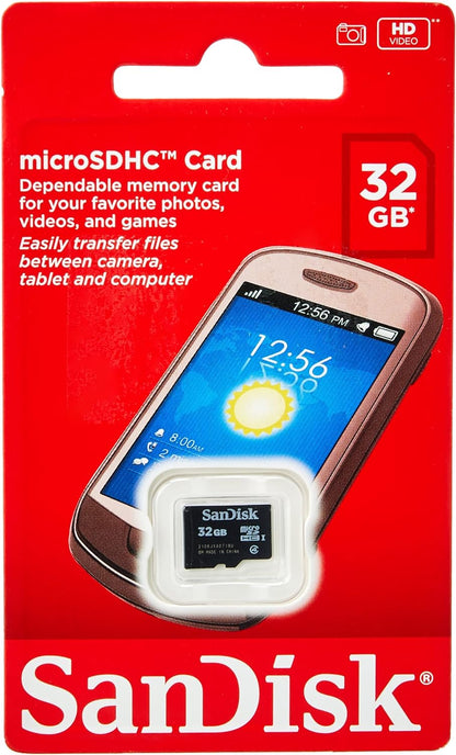 SanDisk microSDHC карта памет, 32Gb, клас 4 SDSDQM-032G-B35 