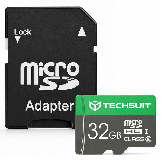 Карта памет microSDHC Techsuit THCM11, 32 GB, клас 10, с адаптер