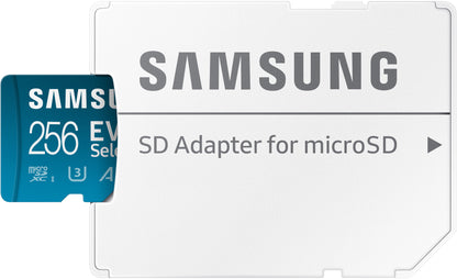 Карта памет microSDXC Samsung Evo Select Plus, 256Gb, Class 10 / UHS-1 U3, с адаптер MB-ME256KA/AM MB-ME256KA/AM 