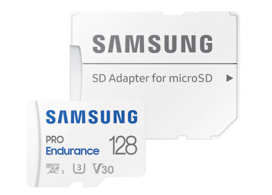 Карта памет microSDXC Samsung PRO Endurance, 128Gb, Клас 10 / UHS-1 U3, С адаптер MB-MJ128KA/EU