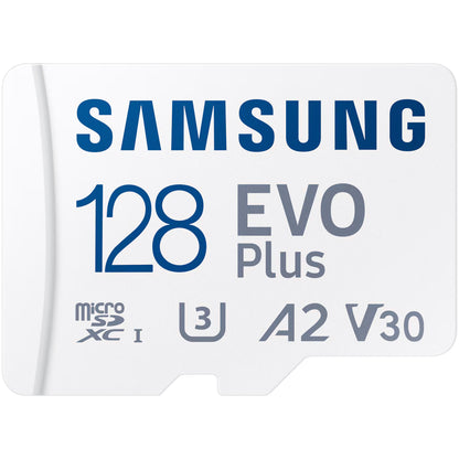 Карта памет microSDXC Samsung Evo Plus, 128Gb, Class 10 / UHS-1 U3, с адаптер MB-MC128SA/EU MB-MC128SA/EU 