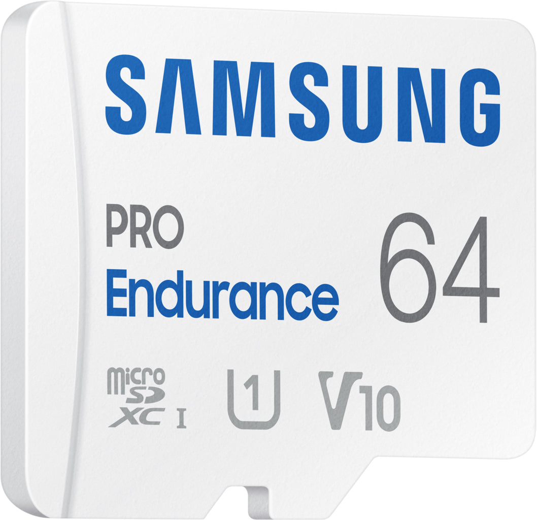 Карта памет microSDXC Samsung PRO Endurance, 64Gb, Клас 10 / UHS-1 U1, С адаптер MB-MJ64KA/EU
