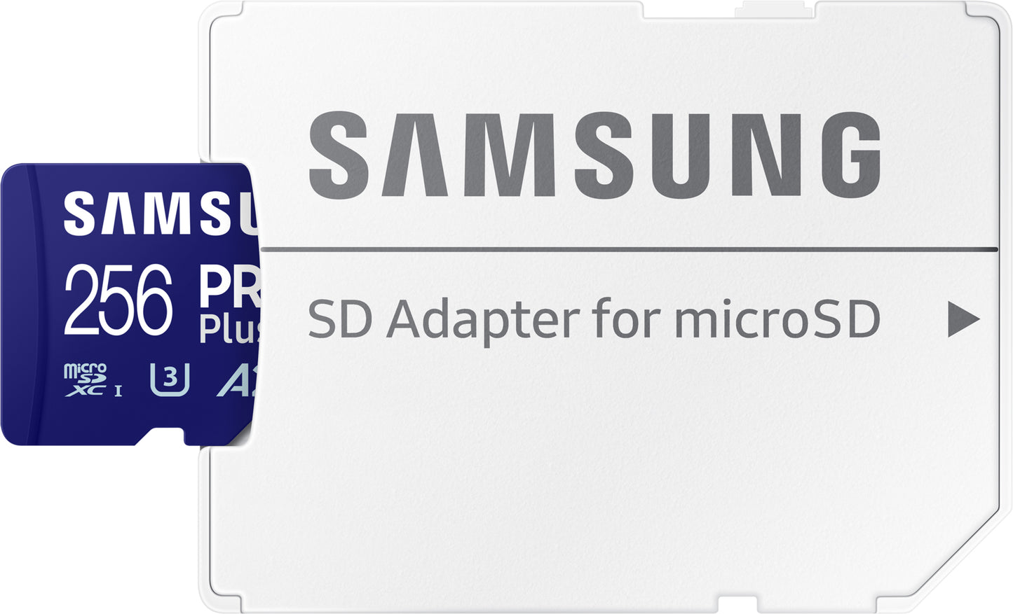 Карта памет microSDXC Samsung PRO Plus, 256Gb, Клас 10 / UHS-1 U3, С адаптер MB-MD256SA/EU