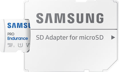 Карта памет microSDXC Samsung PRO Endurance, 64Gb, Клас 10 / UHS-1 U1, С адаптер MB-MJ64KA/EU