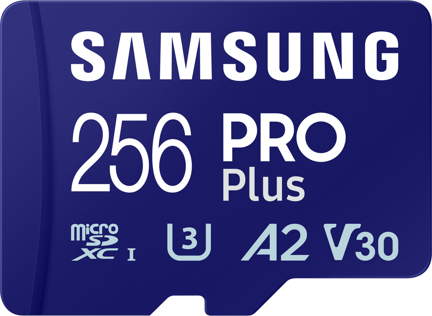 Карта памет microSDXC Samsung PRO Plus, 256Gb, Клас 10 / UHS-1 U3, С адаптер MB-MD256SA/EU