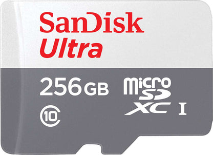 Карта памет microSDXC SanDisk Ultra, 256Gb, Клас 10 SDSQUNR-256G-GN3MN