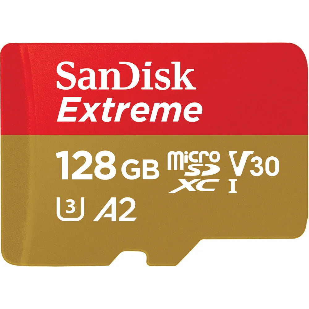 SanDisk Extreme microSDXC карта памет, 128Gb, клас 10 / UHS-1 U3 SDSQXAA-128G-GN6MN 