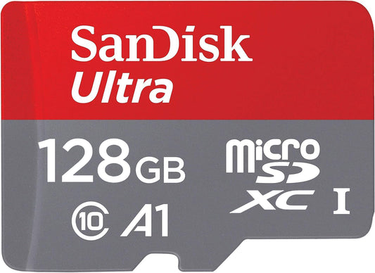 Карта памет microSDXC SanDisk Ultra Android A1, 128Gb, Клас 10 / UHS-1 U1 SDSQUAB-128G-GN6MN