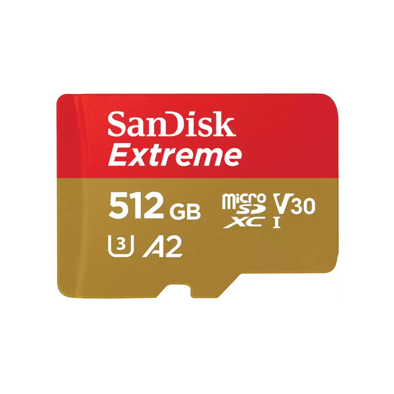 Карта памет microSDXC SanDisk Extreme, 512Gb, Клас 10 / UHS-1 U3 SDSQXAV-512G-GN6MN