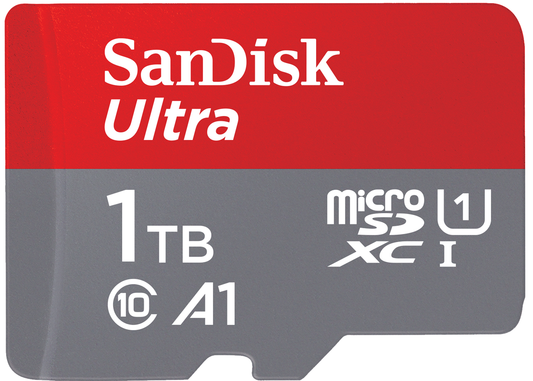 Карта памет microSDXC SanDisk Ultra Android A1, 1TB, Клас 10 / UHS-1 U1 SDSQUAC-1T00-GN6MN