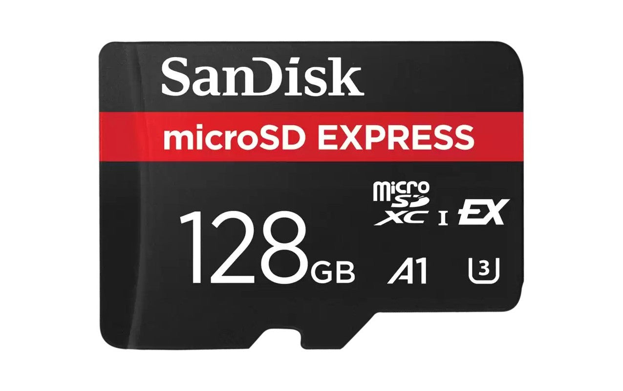 Карта памет microSDXC SanDisk Express, 128Gb, Клас 10 / UHS-1 U3 SDSQXFN-128G-GN4NN