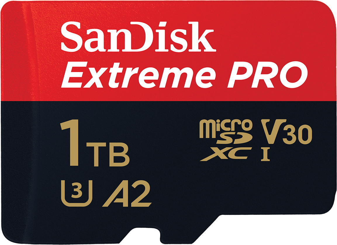 microSDXC карта памет SanDisk Extreme Pro, 1TB, Клас 10 / UHS-1 U3, с адаптер SDSQXCD-1T00-GN6MA