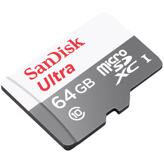 Карта памет microSDXC SanDisk Ultra, 64Gb, Клас 10, С адаптер SDSQUNR-064G-GN3MA
