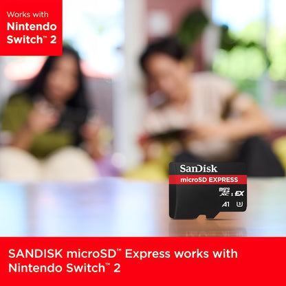 Карта памет microSDXC SanDisk Express, 128Gb, Клас 10 / UHS-1 U3 SDSQXFN-128G-GN4NN