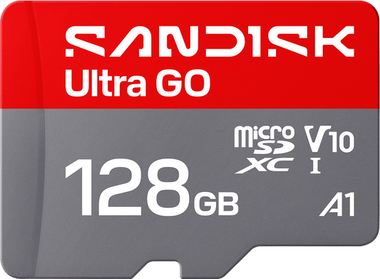 Карта памет microSDXC SanDisk Ultra GO Android A1, 128GB, Клас 10 / UHS-1 U1 SDSQUGN-128G-GN6MN
