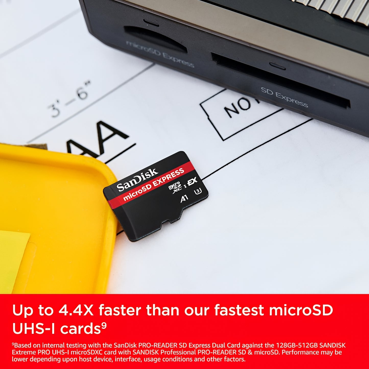 Карта памет microSDXC SanDisk Express, 128Gb, Клас 10 / UHS-1 U3 SDSQXFN-128G-GN4NN