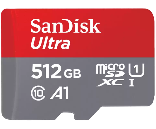 Карта памет microSDXC SanDisk Ultra Android A1, 512Gb, Клас 10 / UHS-1 U1 SDSQUAC-512G-GN6MN