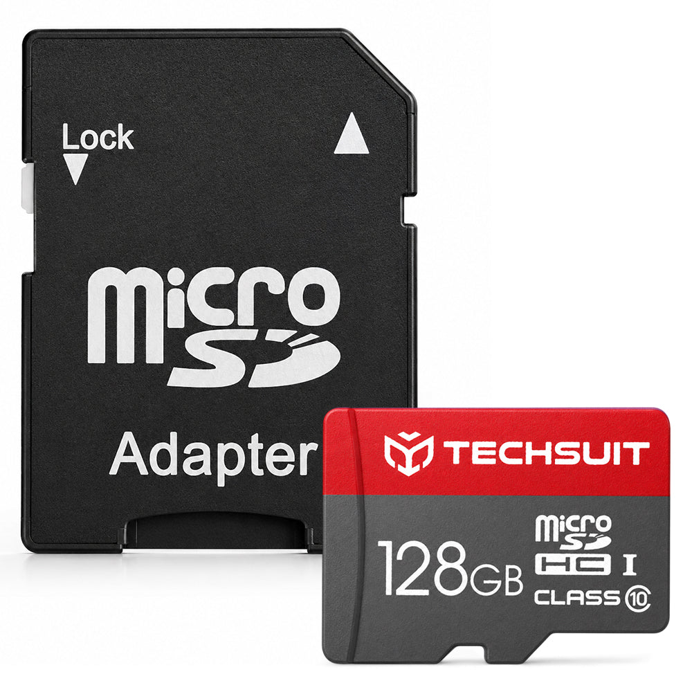 Карта памет microSDXC Techsuit THCM26, 128Gb, Клас 10, с адаптер