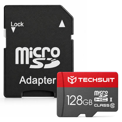 Карта памет microSDXC Techsuit THCM26, 128Gb, Клас 10, с адаптер