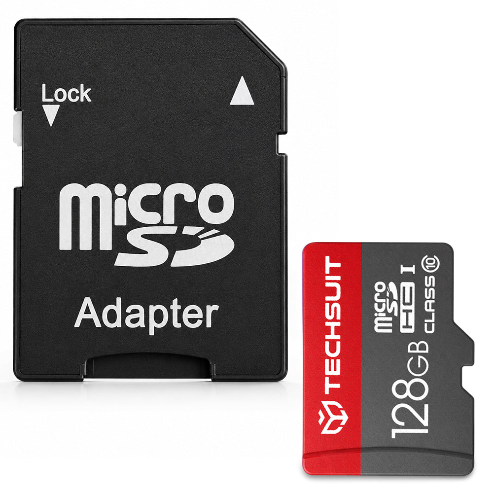 Карта памет microSDXC Techsuit THCM26, 128Gb, Клас 10, с адаптер