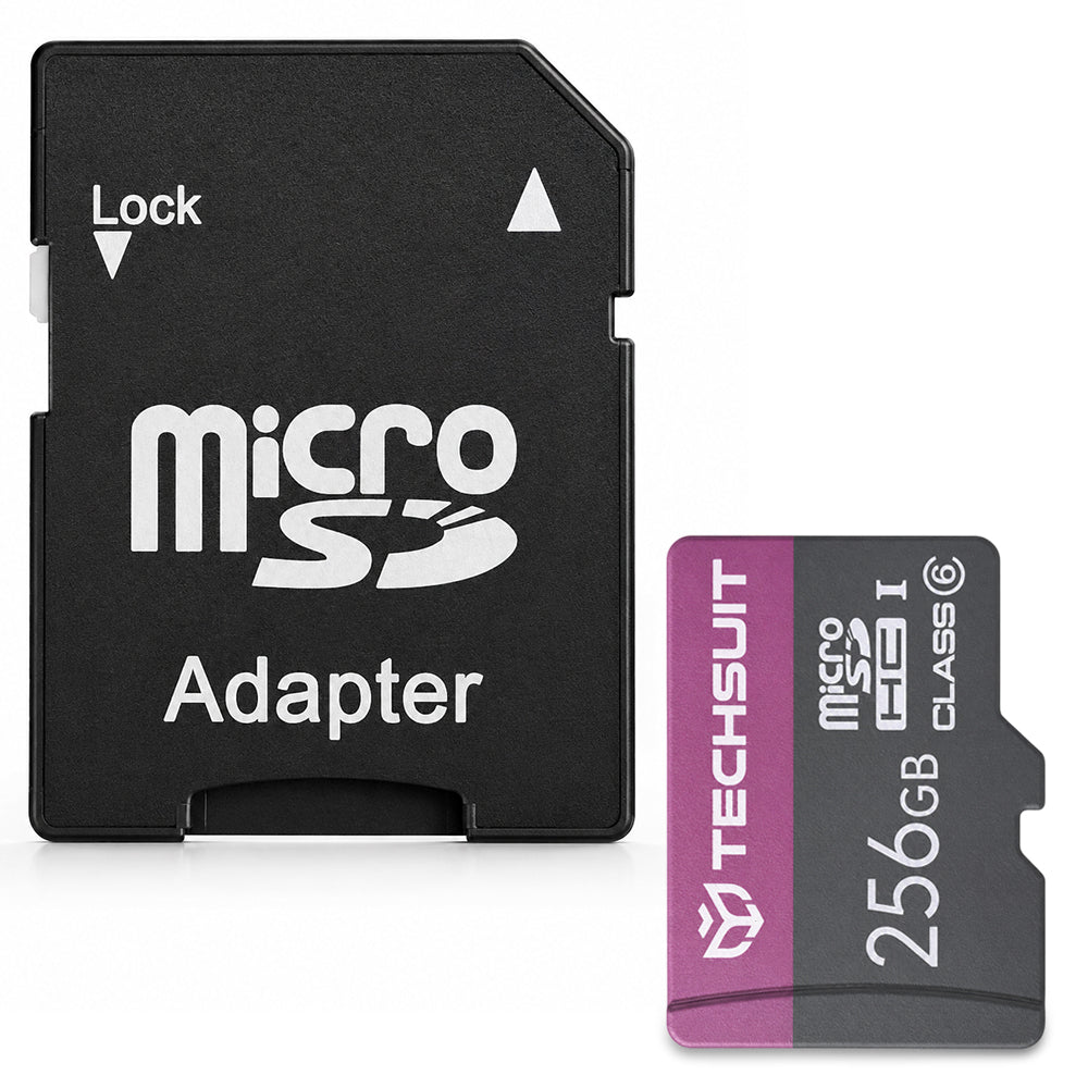 Карта памет microSDXC Techsuit THCM27, 256Gb, Клас 6, с адаптер