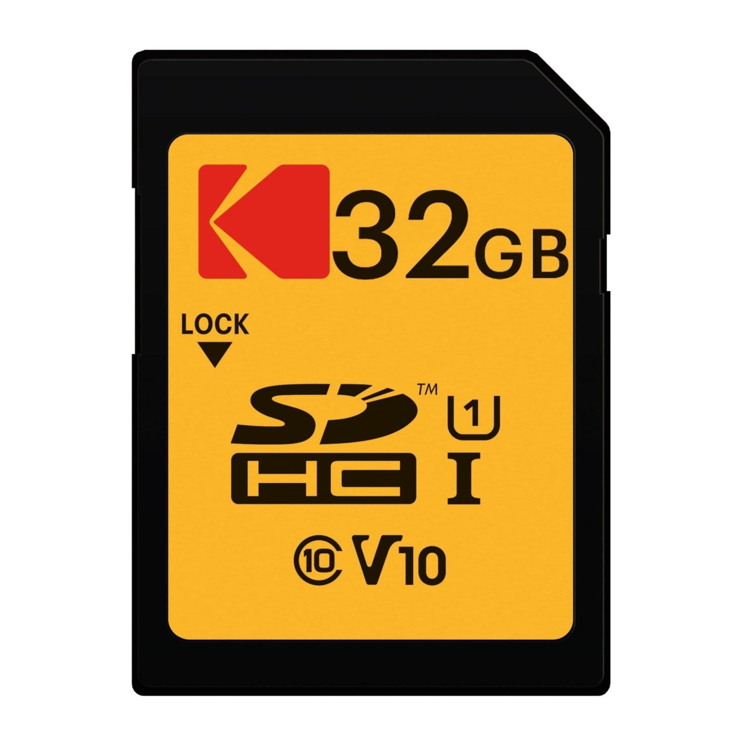 SDHC паметна карта Kodak Premium Performance, 32Gb, Клас 10 / UHS-1 U1 EKMSD32GHC10K