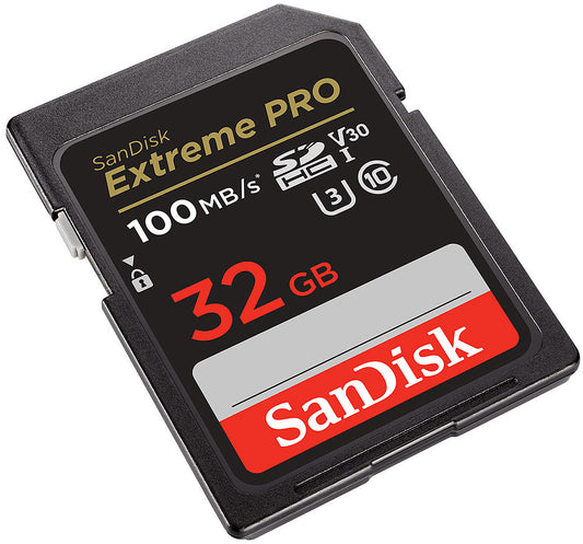 Карта памет SDHC SanDisk Extreme Pro, 32Gb, Клас 10 / UHS-1 U3 SDSDXXO-032G-GN4IN